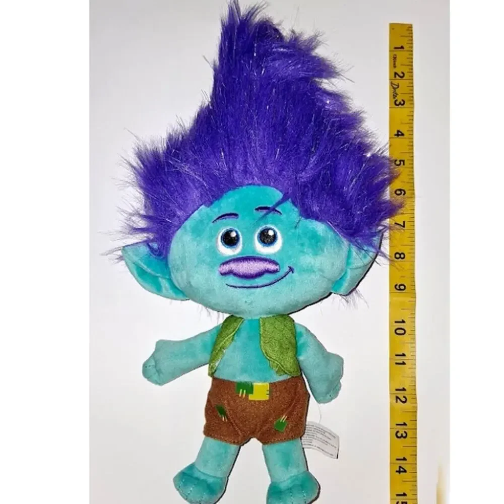 DreamWorks Trolls World Tour Plush Lot of 3 - Queen Poppy & Branch Stuffed Dolls